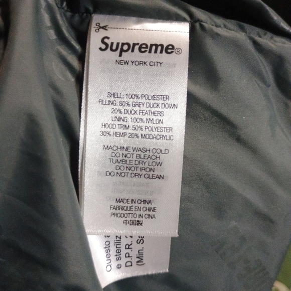 Supreme GORE-TEX 700-Fill Down Parka (FW21) Olive Russian Camo waterproof, - Picture 15 of 16